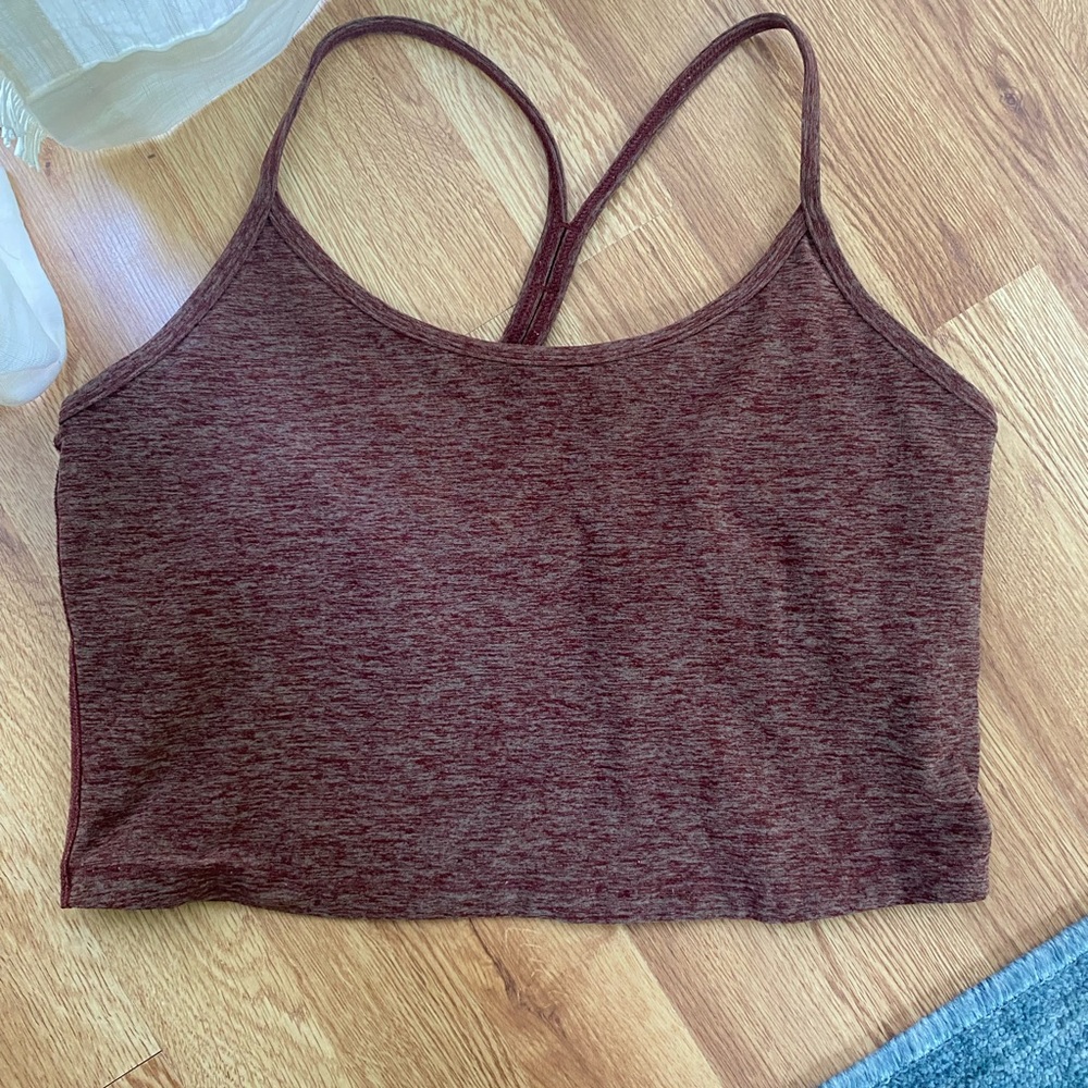 Spacedye Slim Racerback Cropped Tank